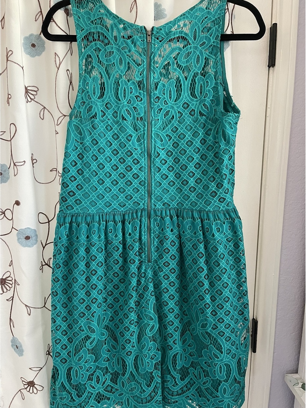 Xhilaration | XL | Teal Lace Dress - Picture 7 of 9